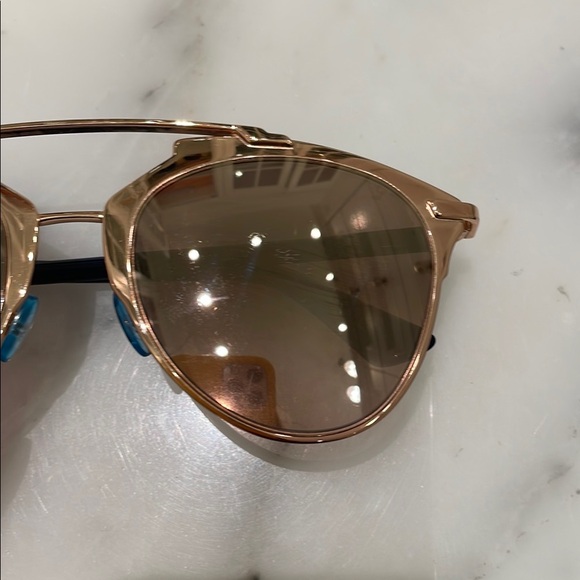 Dior so real rose Gold Reflective Sunglasses - Picture 2 of 7